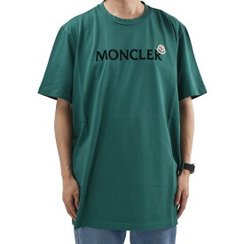 モンクレール ジーニアス MONCLER GENIUS Tシャツ メンズ カットソー 半袖 クルーネック ロゴT グリーン 8C00025 8390T【送料無料】
