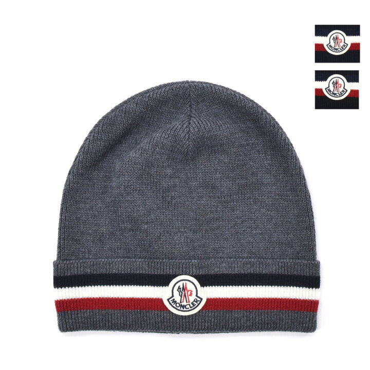 楽天市場】モンクレール ニットキャップ メンズ ビーニー ニット帽  
