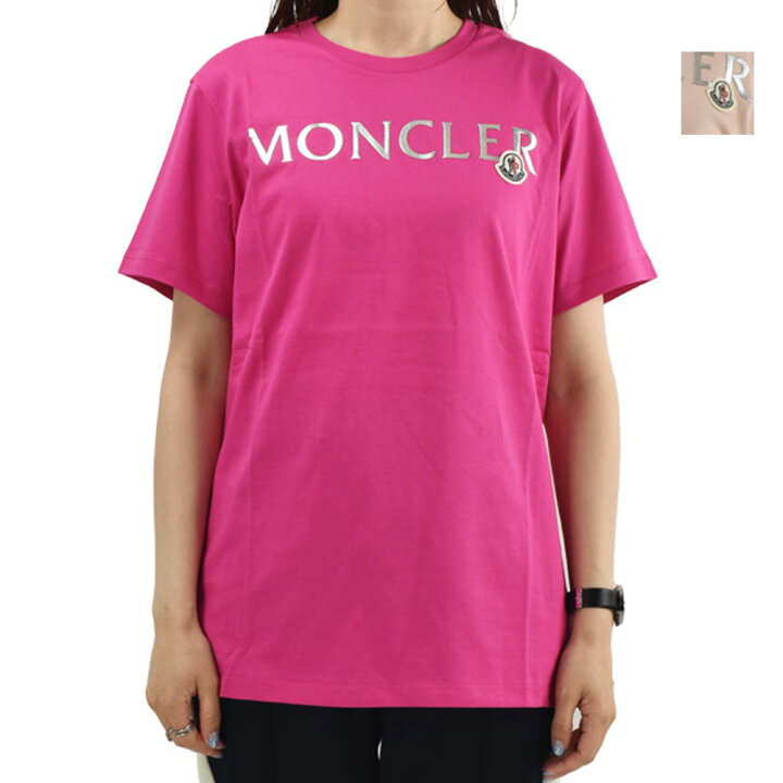 楽天市場】モンクレール Tシャツ レディース 半袖 カットソー クルー  