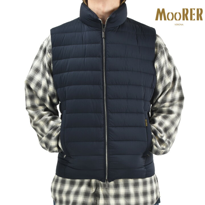 楽天市場】ムーレー MOORER ダウンベスト CALAF S3 メンズ ジレ ダウン 