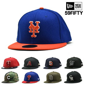 【ゴールデンウイークSALE】ニューエラ キャップ 59FIFTY メンズ 帽子 ブラック ネイビー レッド ブルー グレー オーセンティック 公式モデル NEW ERA MLB【送料無料】