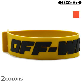 【SALE】オフホワイト ラバーブレスレット メンズ ラバーバンド イエロー レッド Off-White INDUSTRIAL THIN BRACEL【送料無料】