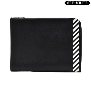 �I�t�z���C�g OFF-WHITE OMNA053S19C44032/1001 DIAG FLAT POUCH BLACK �N���b�`�o�b�O �|�[�` ���U�[�o�b�O �u���b�N �� �����Y�y���������z