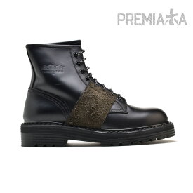 【4/25 0:00-23:59 エントリー＆楽天カードご利用でポイント4倍】プレミアータ PREMIATA 31330 CICLONE ANKLE BOOT BLACK アンクルブーツ 8ホール ブラック 黒 メンズ 【送料無料】