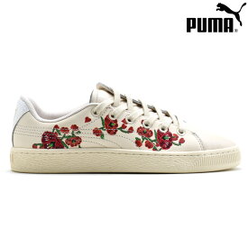 プーマ PUMA SUE TSAI BASKET CHERRY BOMBS 36938701 スニーカー ローカット シューズ ベージュ系 レディース【送料無料】