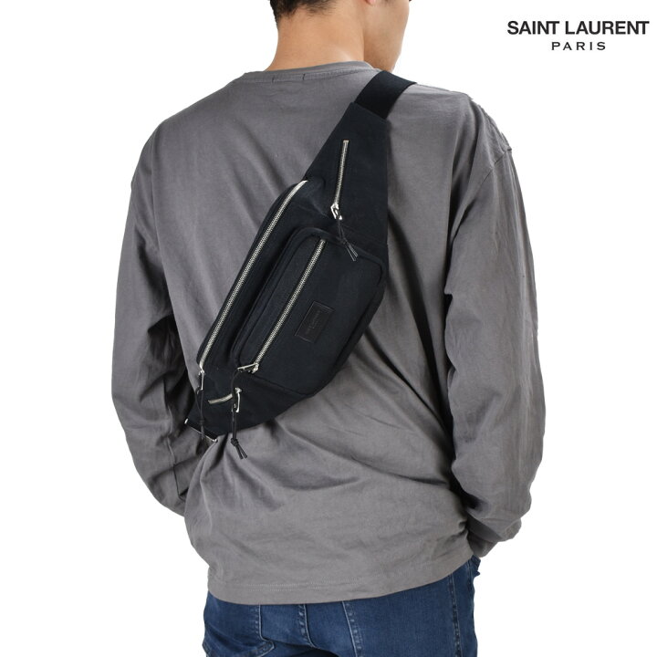 楽天市場】サンローラン パリ ウエストバッグ メンズ ボディバッグ  