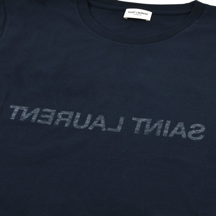 楽天市場】サンローラン リバースTシャツ メンズ カットソー プリント  