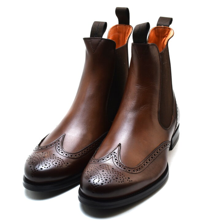 楽天市場】サントーニ Santoni MGMR13510SMOIIEOC31 BROWN ブローグ 