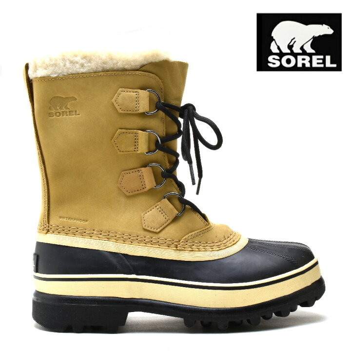 楽天市場】ソレル スノーブーツ レディース カリブー ベージュ SOREL 