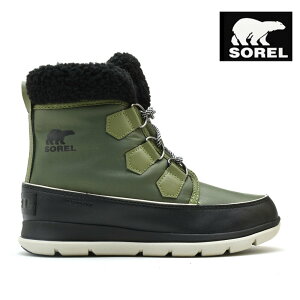 \ Xm[u[c fB[X GNXv[[J[jo I[u O[ SOREL Explorer Carnival HIKER GREEN BLACK 1808051-371