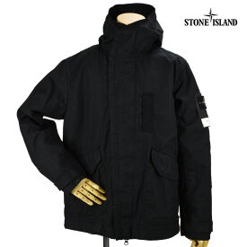 ストーンアイランド STONE ISLAND 43999/V0029 REFLECTIVE WEAVE RIPSTOP BLACK フード付き ジャケット ブルゾン ミリタリージャケット ブラック 黒 メンズ【送料無料】