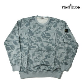 ストーンアイランド スウェット メンズ トレーナー 迷彩 カモフラージュ カモフラ グレー STONE ISLAND CAMO SWEATSHIRT【送料無料】