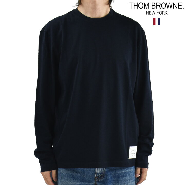 楽天市場】トムブラウン THOM BROWNE ロンT メンズ ウールジャージー 