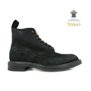 gbJ[Y Jg[u[c Y _CiCg\[ ubN  y XG[h TRICKER'S MALTON COUNTRY BOOT M2508 BLACK REPELLO SUEDEyz