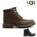 アグ ビルトモア メンズ エンジニアブーツ ミッド ブーツ マウンテンブーツ サイドジップ プレイントゥ ブラック ブラウン UGG BILTMORE MID BOOT PLAIN TOE【送料無料】