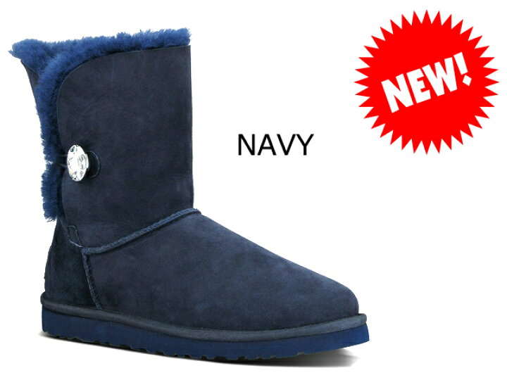 楽天市場】UGG×スワロフスキー アグ ベイリーボタン ブリングショート 