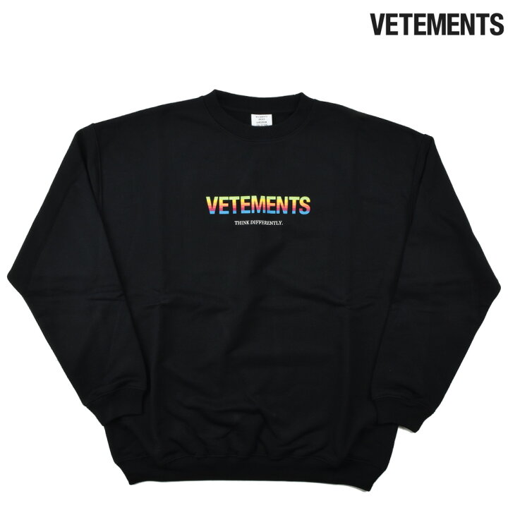 楽天市場】ヴェトモン スウェット メンズ トレーナー マルチカラーロゴ  