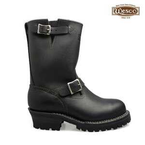 ウェスコ WESCO ENGINEER BOOTBOSS 7709100R All BLACK 9inchエンジニア ブーツボス オールブラック ワークブーツ 【送料無料】