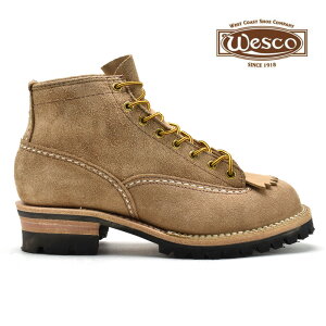 �E�F�X�R WESCO �W���u�}�X�^�[ �x�[�W�� �o�[���b�v Wesco Jobmaster Burlap Nubuck BE106100 6�C���` �y���������z