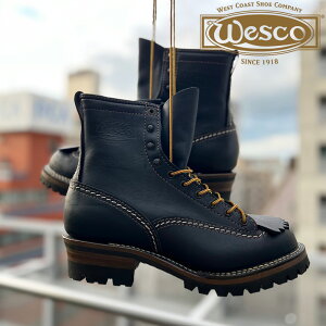 EFXR WESCO Custom Jobmaster BLACK 108100 Leather Height 8inch Vibram Sole EGXR JX^ Wu}X^[ 8C` ru \[ uE [Nu[c yz