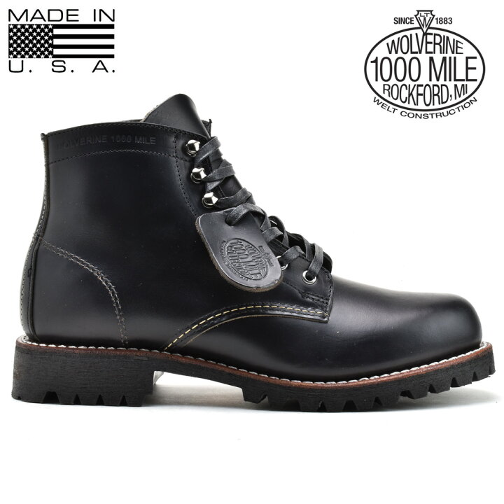 楽天市場】ウルヴァリン 1000マイル ブーツ メンズ ワークブーツ  
