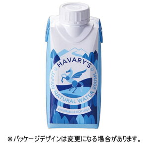 �n�o���[�Y�@HAVARYS�@JAPAN�@NATURAL�@WATER�@200mL�@���p�b�N�@1�P�[�X�i12�{�j�y�@�l����z�y���������z