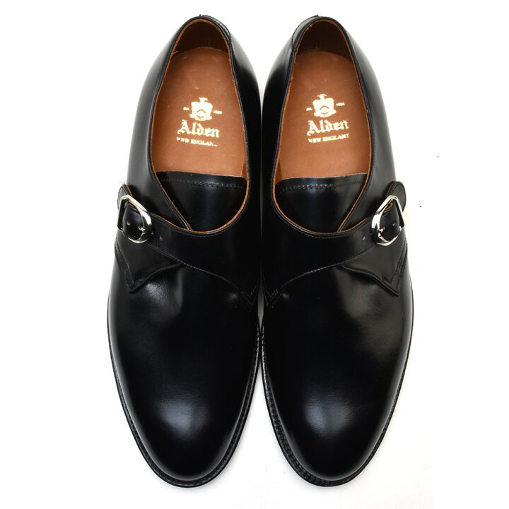 楽天市場】オールデン ALDEN MONK STRAP 955 モンクストラップ BLACK D 