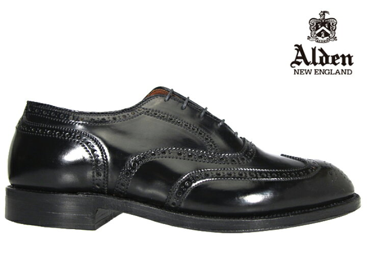 楽天市場】オールデン ALDEN 9741 WINGTIP BAL OXFORD CORDVAN BLACK 