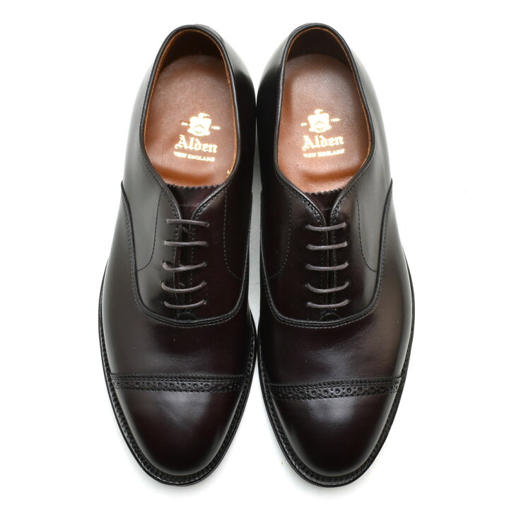 楽天市場】オールデン ALDEN 905 バーガンディー STRAIGHT TIP BAL  