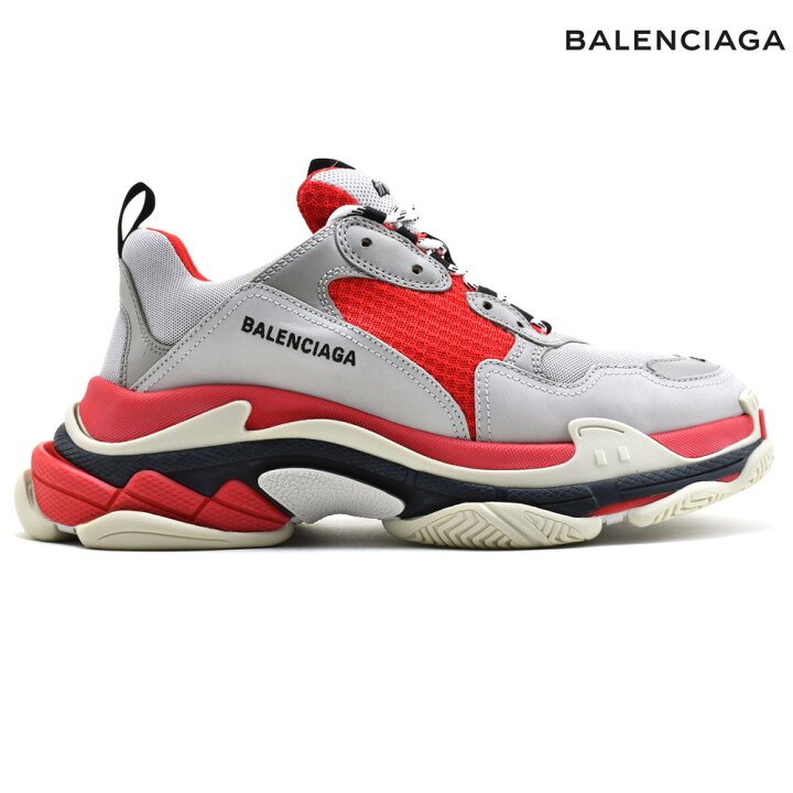 楽天市場 バレンシアガ Balenciaga W09oh 6495 Triple S Red トリプルs スニーカー ローカット ダッドシューズ ダッドスニーカー レッド 赤 メンズ 送料無料 クラウド シューカンパニー