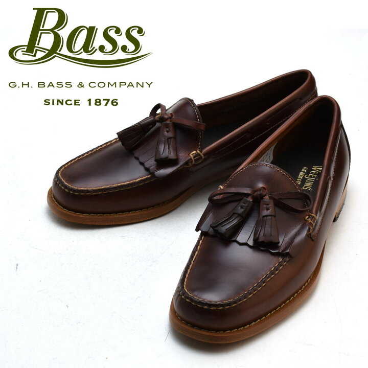 楽天市場】G.H BASS LAYTON PULL UP DARK BROWN G.H.バス ローファー 