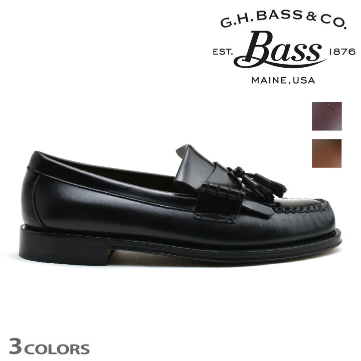 楽天市場】G.H BASS LAYTON2 BLACK WINE G.H.バス Eワイズ レイトン2 