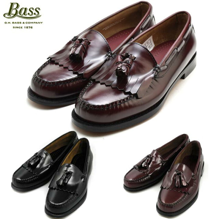 楽天市場】G.H BASS LAYTON BLACK/ BURGUNDY/ 490161/490268G.H.BASS  