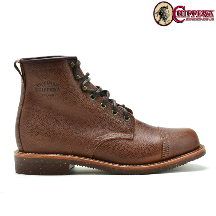 楽天市場】チペワ CHIPPEWA 1901G35 6 Inch BROWN PEBBLED FULL GRAIN 