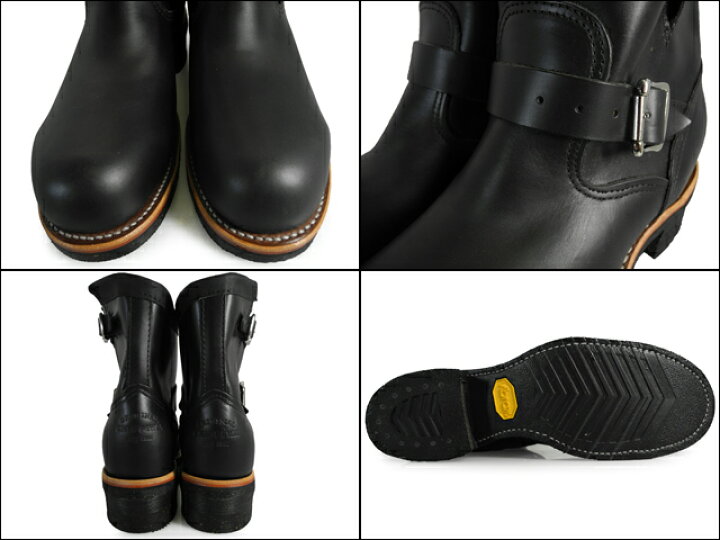 楽天市場】チペワ CHIPPEWA 1901M10 E width BLACK Engineer Boots 
