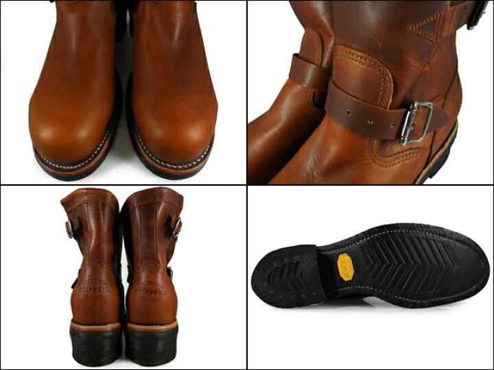 楽天市場】チペワ CHIPPEWA 1901M12 E width TAN Engineer Boots 