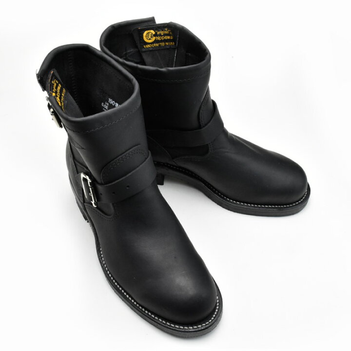 楽天市場】チペワ CHIPPEWA 1901M58 BLACK Engineer Boots ワーク 
