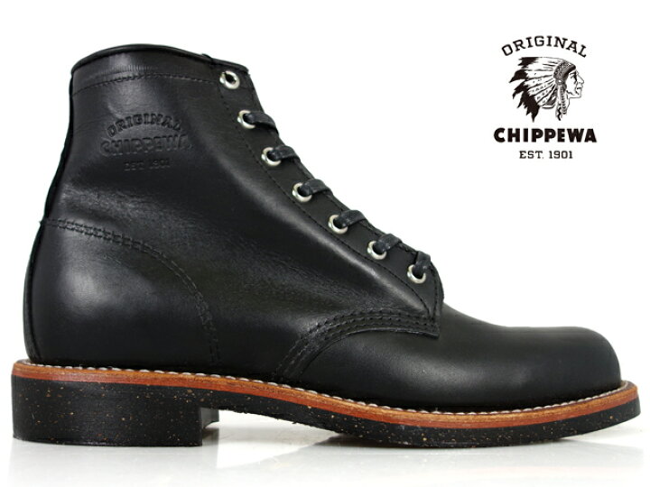 楽天市場】チペワ CHIPPEWA 1901M24 BLACK ブラック ワークブーツ 