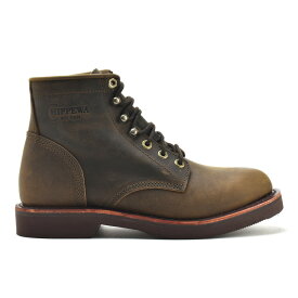【お買い物マラソンSALE】チペワ CHIPPEWA ワークブーツ メンズ ソフトトゥブーツ 6インチ レースアップ クラシック 2.0 ビブラムソール ブラウン CLASSIC 2.0 WOOD BROWN【送料無料】