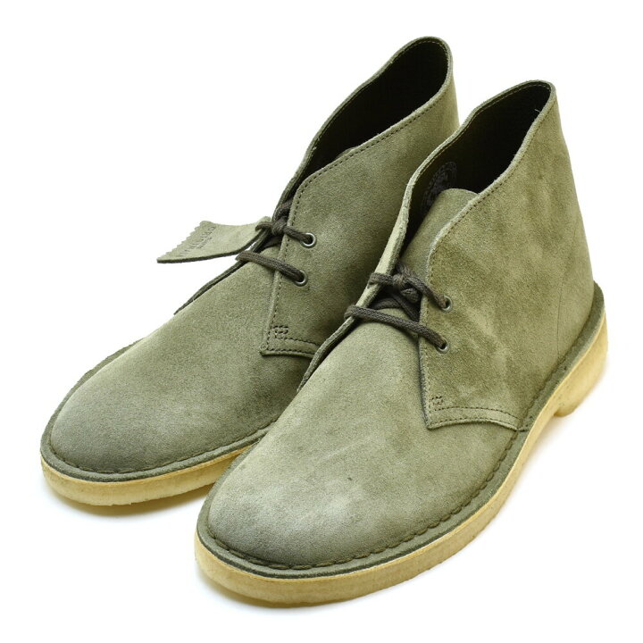 楽天市場】クラークス CLARKS 26138234 DESERT BOOT OLIVE SUEDE 