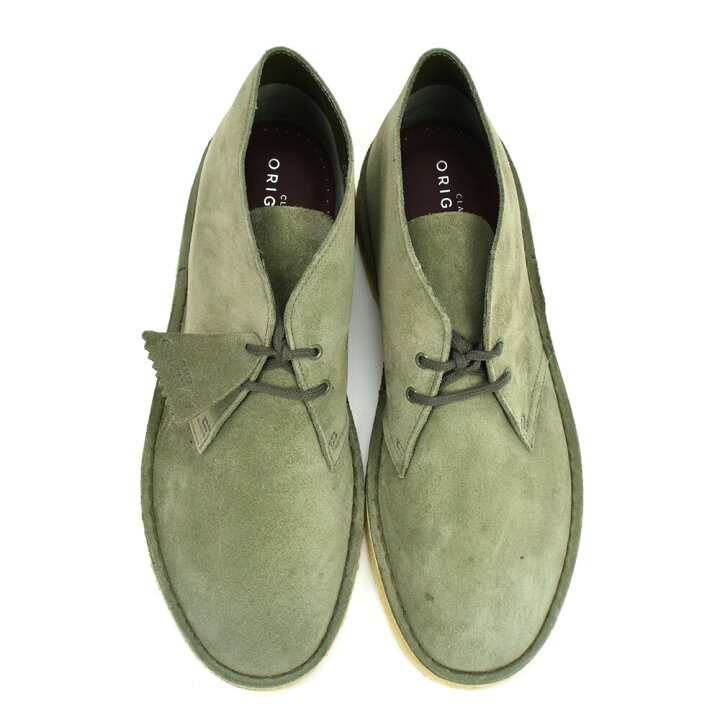 楽天市場】クラークス CLARKS 26138234 DESERT BOOT OLIVE SUEDE 