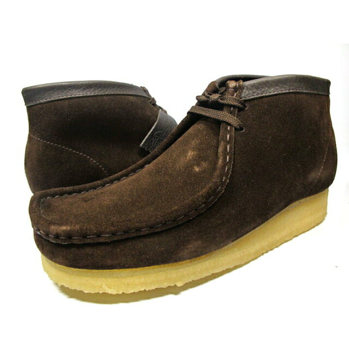 楽天市場】クラークス ワラビーブーツ ブラウン スエード 茶 CLARKS  