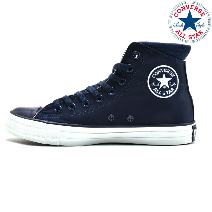 楽天市場 コンバース オールスター メンズ スニーカー ダブルベースボールジャケット ネイビー Converse All Star W Bj R Hi 送料無料 クラウド シューカンパニー