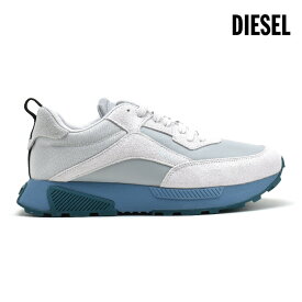 ディーゼル スニーカー メンズ ローカット レザー ホワイト グレー ブルー DIESEL S-TYCHE LOW【送料無料】