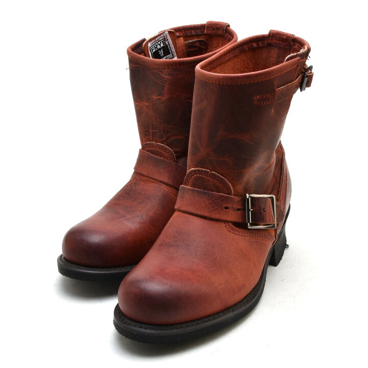 楽天市場】FRYE 8R ENGINEER BOOTS 77500 RED フライ 8R エンジニア 