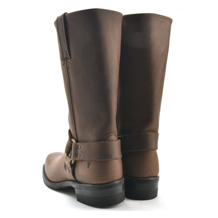 楽天市場】FRYE 12R HARNESS BOOTS 87350 CHARCOAL BLACK DARKBROWN 
