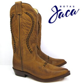 ハカ Botas Jaca 3103 cobre pull-up low boot zipperwestern boots cow boy ウエスタン ブーツカウボーイブーツ ブラウン本革 茶 WESTERN BOOT kalvyn 【送料無料】