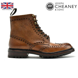 ジョセフチーニー ツイード ブーツ メンズ カントリーブーツ ブラウン系 JOSEPH CHEANEY TWEED C【送料無料】