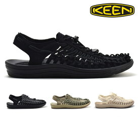 キーン KEEN ユニーク メンズ サンダル スポーツサンダル アウトドア ブラック グレー マグネット スチールグレー ティンバーウルフ プラザトープ ホワイト UNEEK【送料無料】