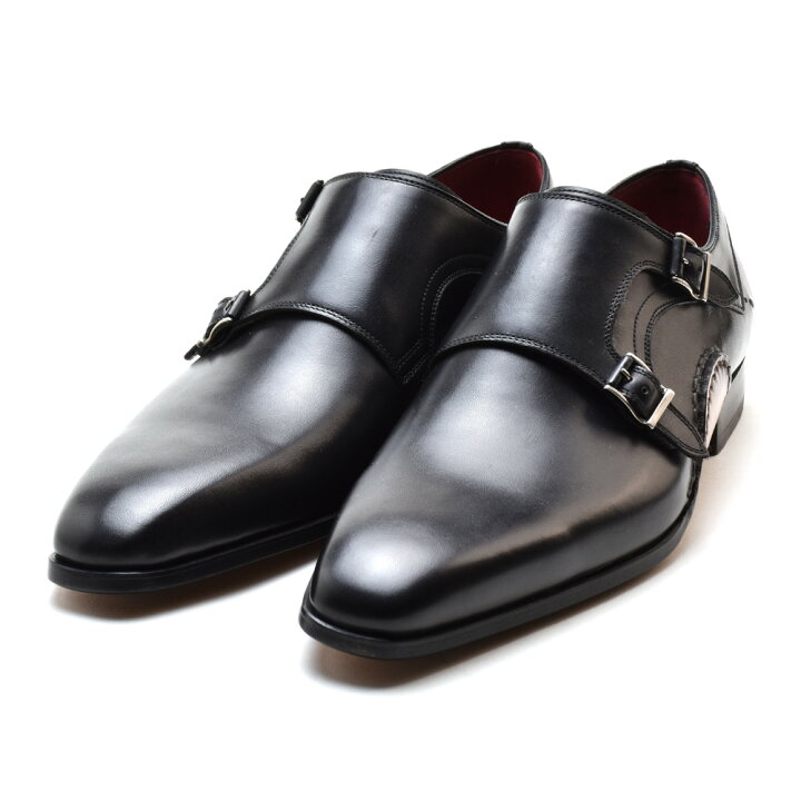 楽天市場】マグナーニ MAGNANNI 18903 NEGRO ダブルモンクストラップ  